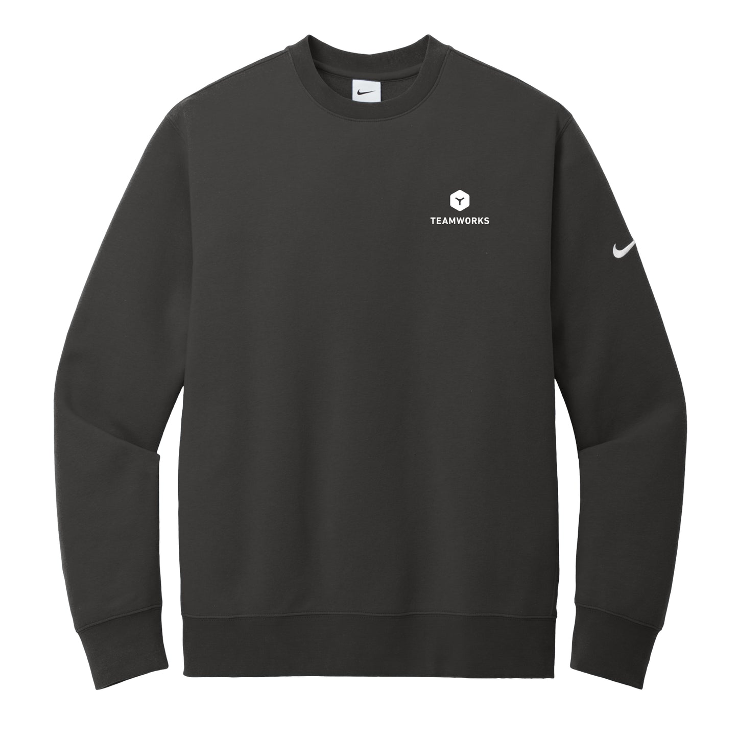 Nike Club Fleece Sleeve Swoosh Crew