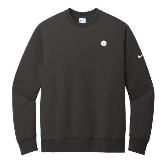 Nike Club Fleece Sleeve Swoosh Crew